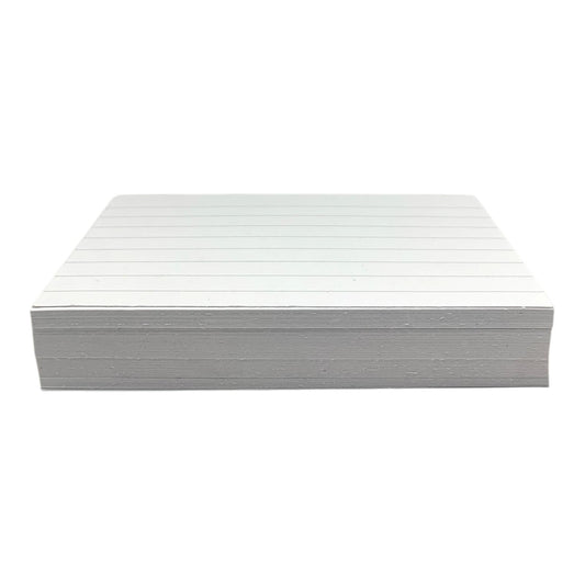 White Index Cards 3x5 || بطاقات مخططة لون ابيض 3*5