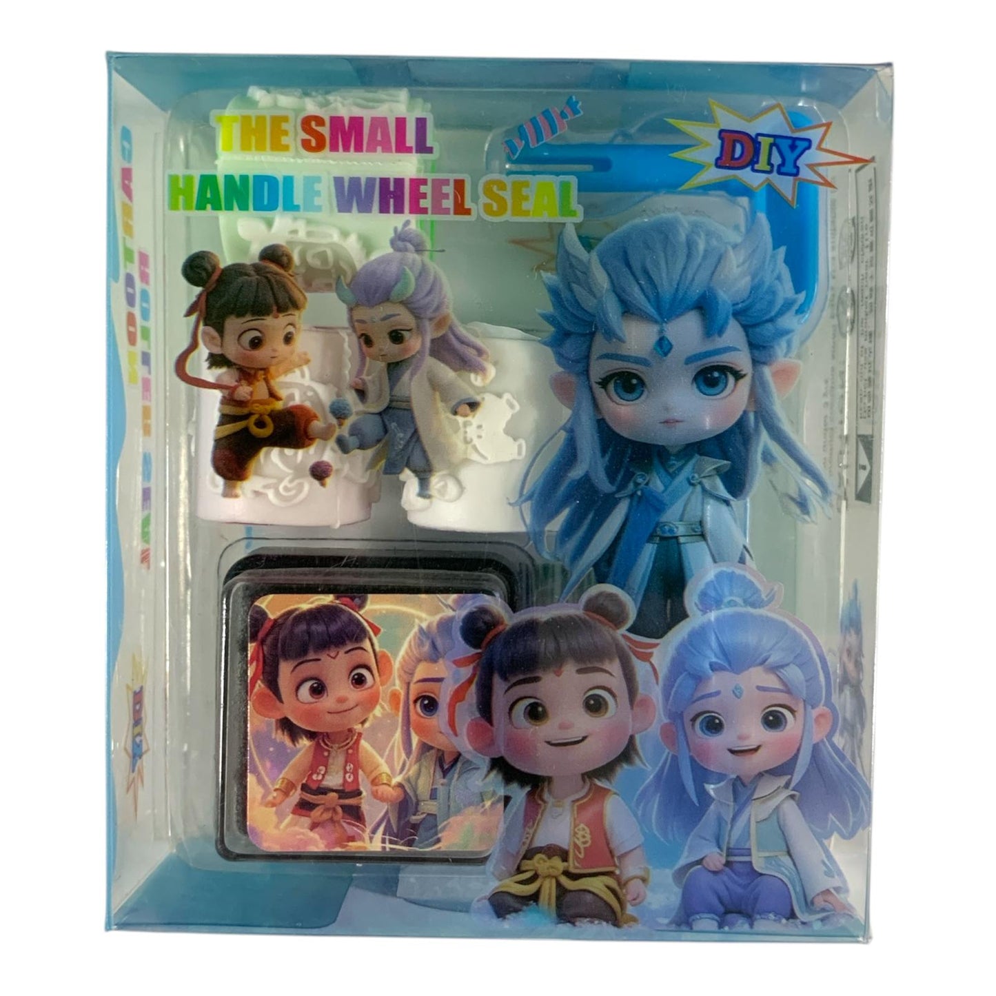 Nezha Weel Set Blue Color || رول طباعة نيزها لون ازرق