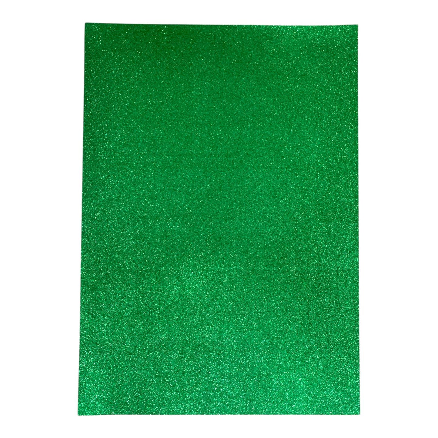 A&T Foam Sticker Glitter Sheets 50 x 70 cm Green || وسيلة فوم جلتر زري اي اند تي حجم 50*70 ستيكر لون اخضر