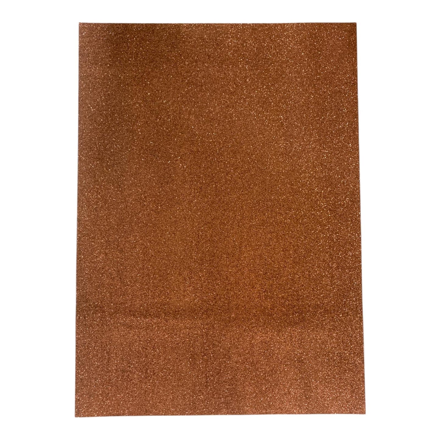 A&T Foam Sticker Glitter Sheets 50 x 70 cm Copper || وسيلة فوم جلتر زري اي اند تي حجم 50*70 ستيكر لون نحاسي