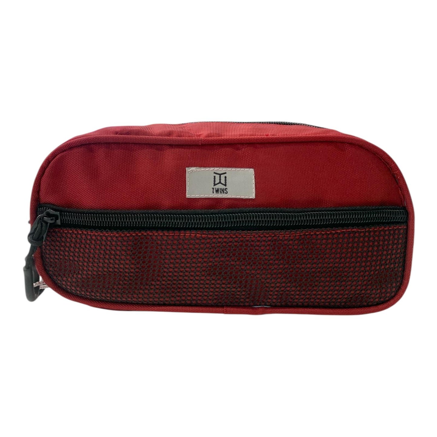 A&T Twins Pencil Case Large Size Red Color || مقلمة توينز اي اند تي حجم كبير لون أحمر