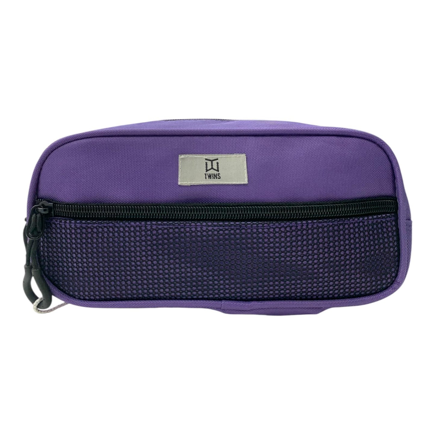 A&T Twins Pencil Case Large Size Purple Color || مقلمة توينز اي اند تي حجم كبير لون بنفسجي