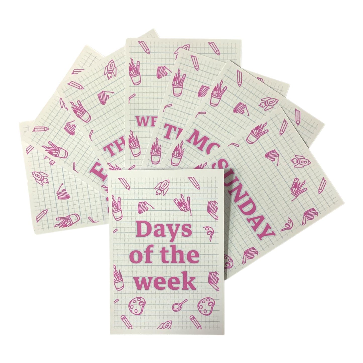 Educational Cards Classroom Strategies Days of The Week English || بطاقات تعليمية استراتيجيات و العاب نشاطات الفصل ايام الاسبوع انجليزي