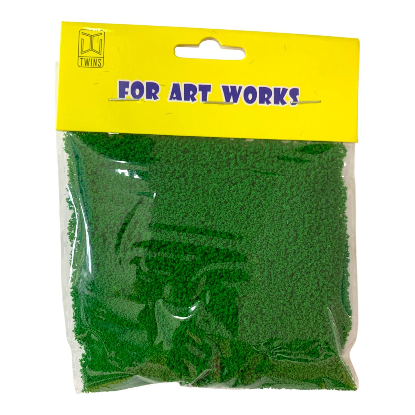 A&T DIY Colored Grass Green Color || مجموعة عشب ملون ارضي اشفال يدوية اي اند تي لون أخضر