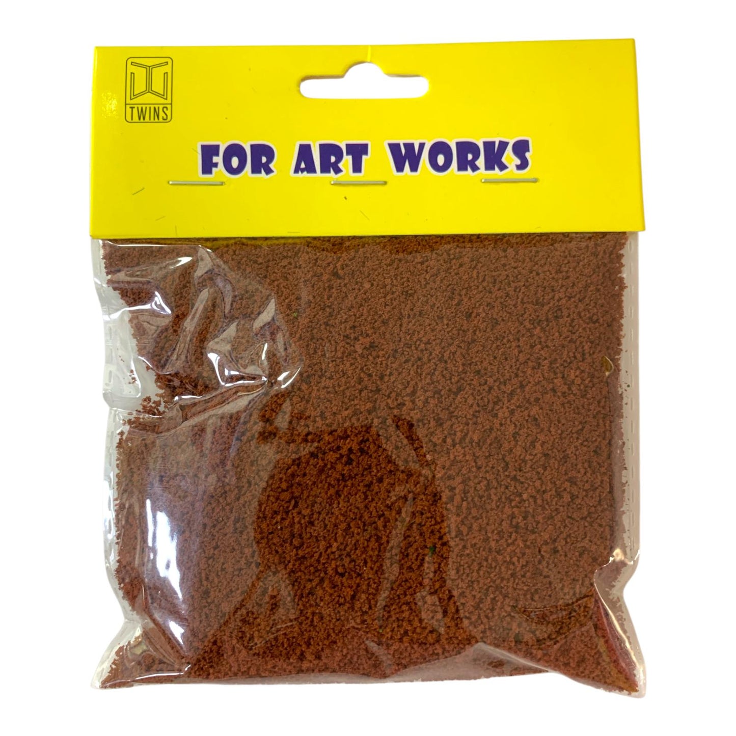 A&T DIY Colored Grass Brown Color || مجموعة عشب ملون ارضي اشفال يدوية اي اند تي لون بني