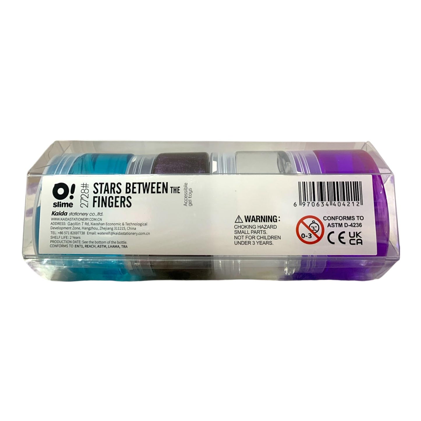 Stars Between Fingers Water Elf Slime 4 Pcs || ستار بيتسوين فنجرز سلايم 4 قطعه