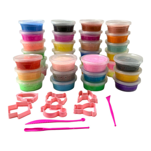 A&T Slime Set 36 Colors with Cutters #1 || مجموعة سلايم اي اند تي 36 لون مع قواطع #1