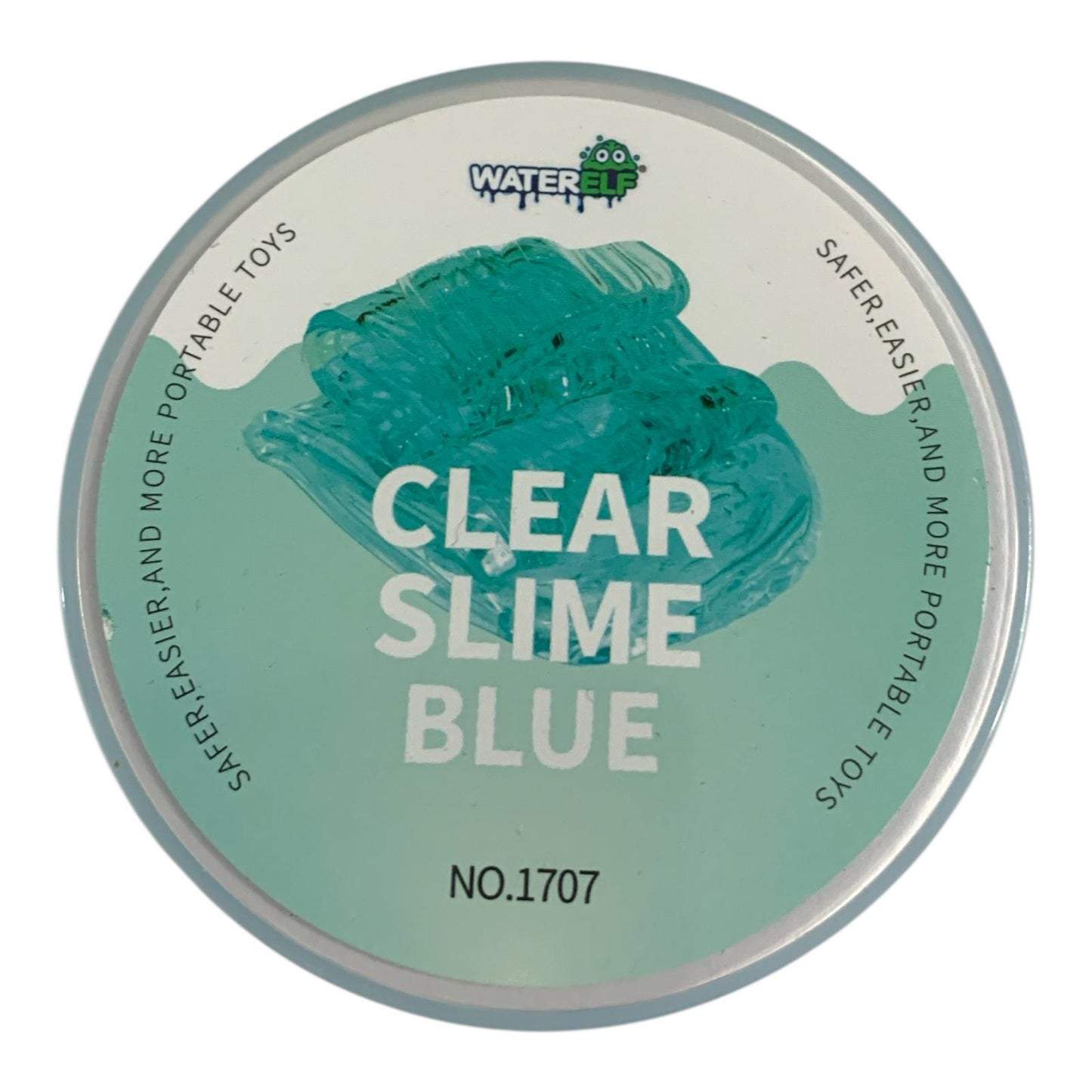 Water Elf Clear Slime 120ml Clear Slime Blue || سلايم شفاف 120 مل لون ازرق شفاف