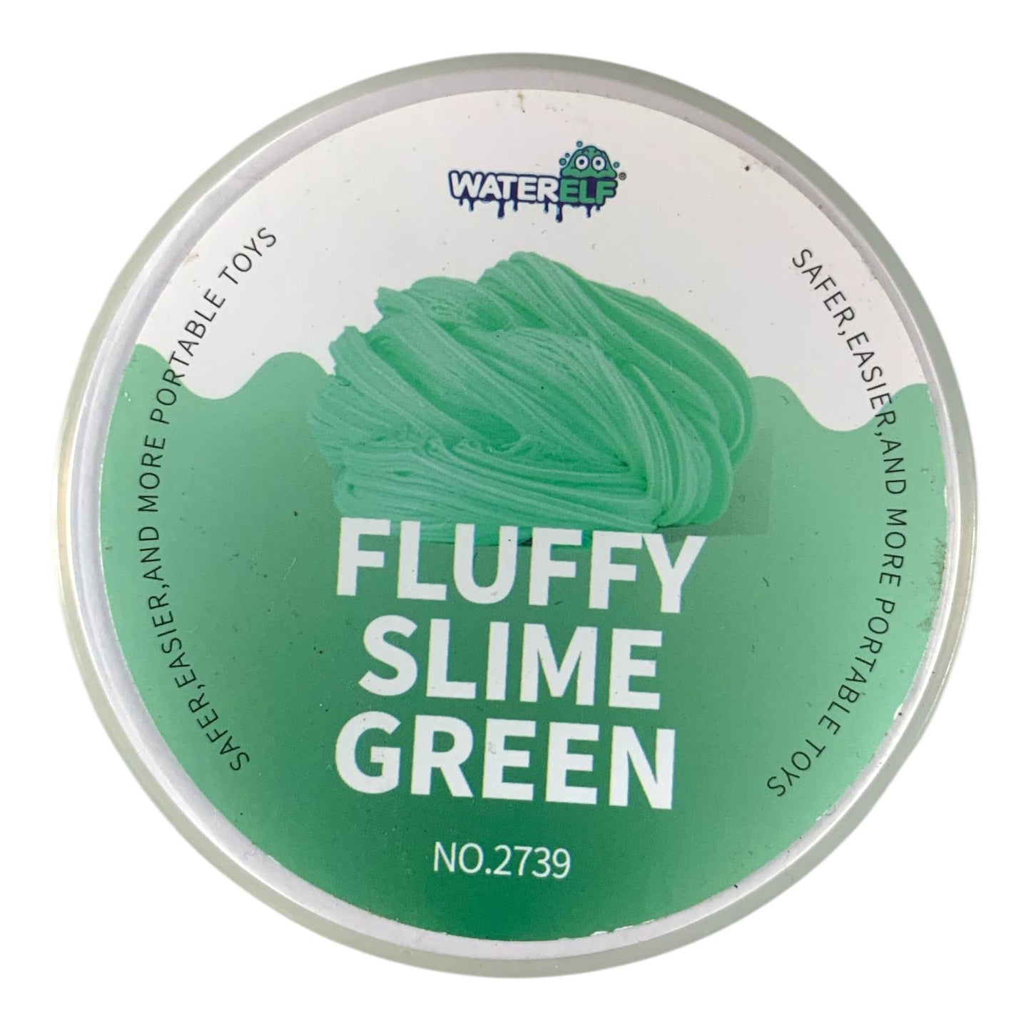 Water Elf Fluffy Slime 120ml Green || سلايم 120 مل فلافي لون اخضر