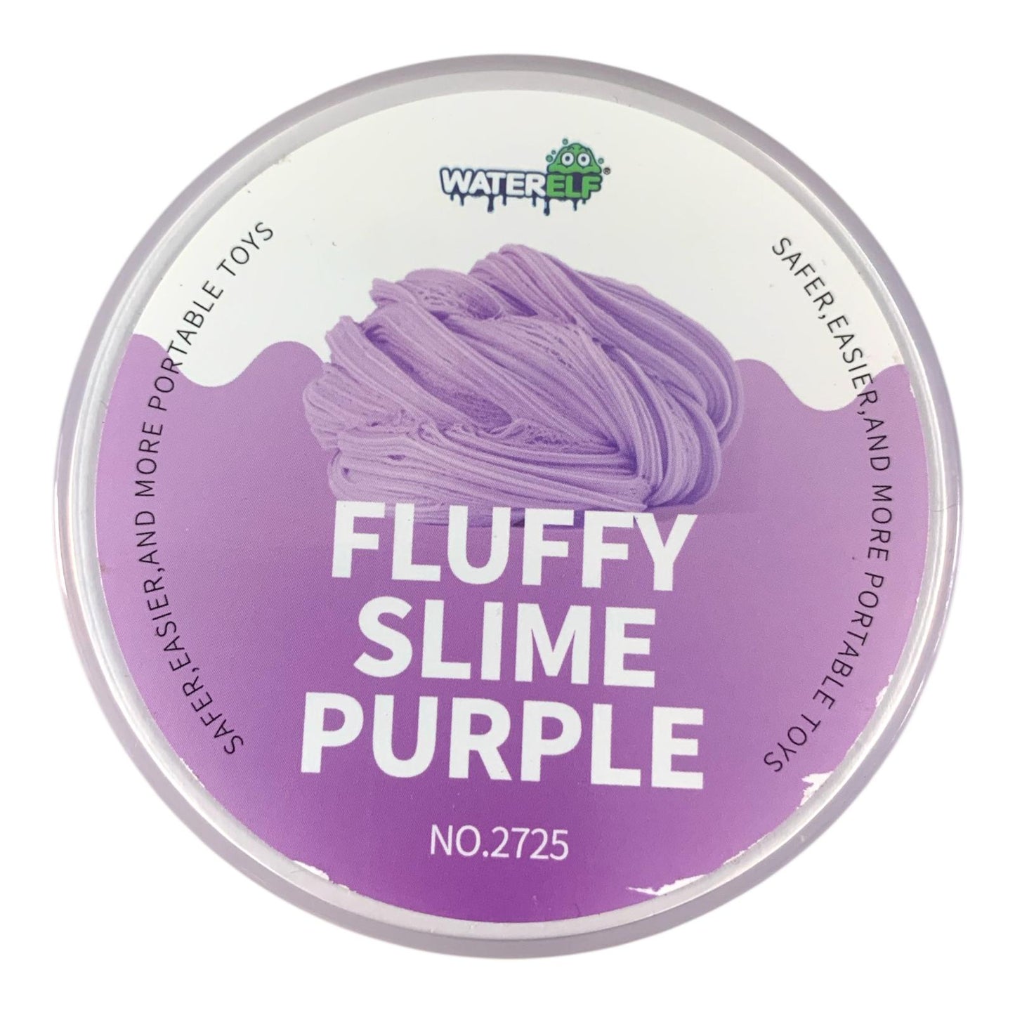 Water Elf Fluffy Slime 120ml Purple || سلايم 120 مل فلافي لون بنفسجي