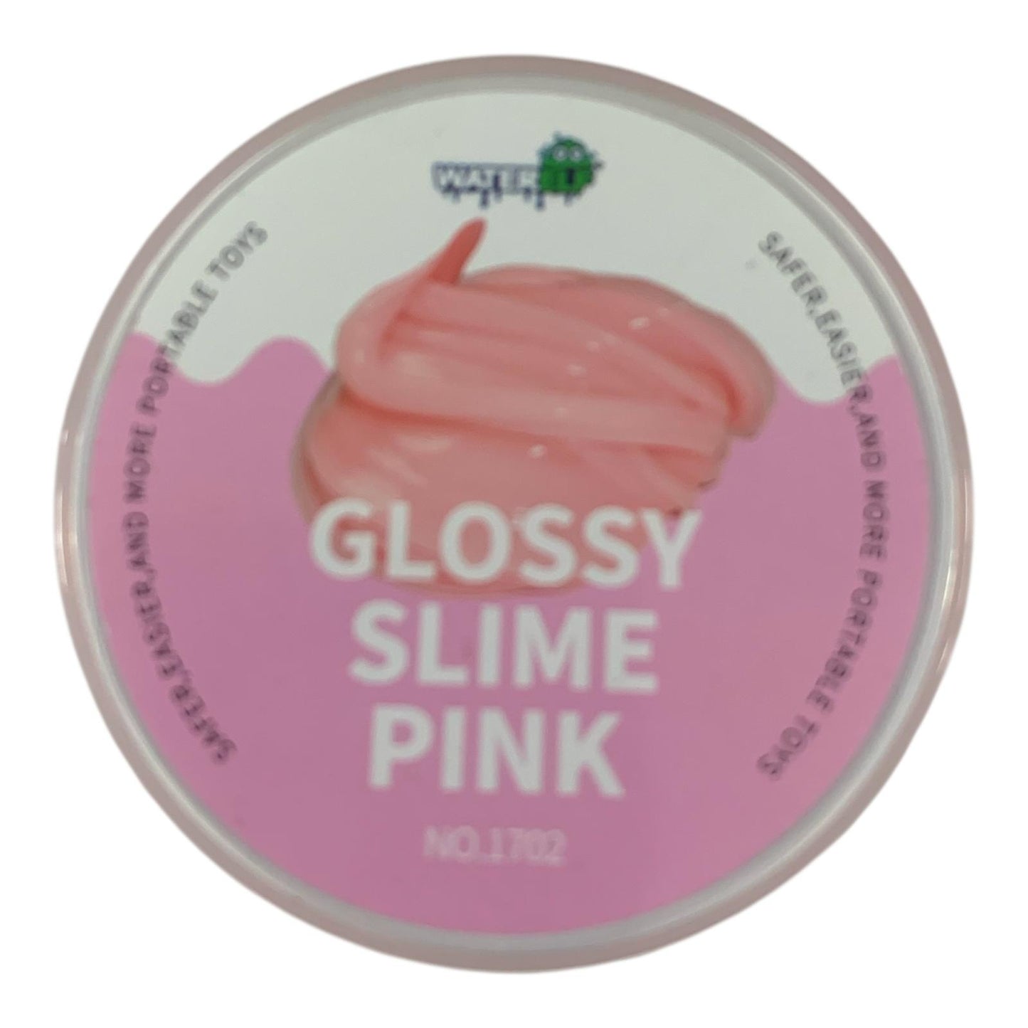 Water Elf Glossy Slime 120ml Pink || سلايم 120 مل جلوسي لون وردي
