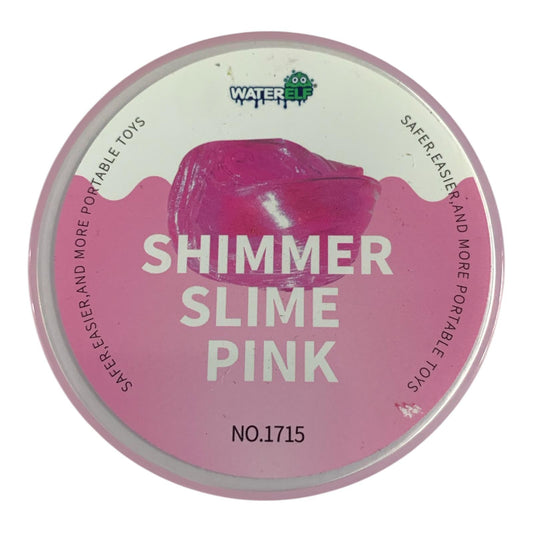 Water Elf Shimmer Slime 120ml Pink || سلايم 120 مل لامع لون وردي