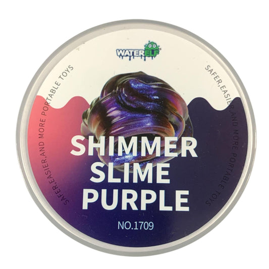 Water Elf Shimmer Slime 120ml Purple || سلايم 120 مل لامع لون بنفسجي
