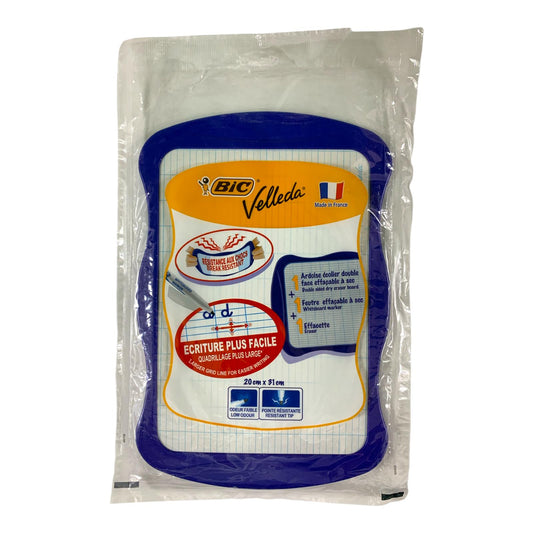 Bic Velleda Whiteboard Set 3 Pcs Blue Color || مجموعة سبورة وايت بورد بيك 3 قطعة لون ازرق