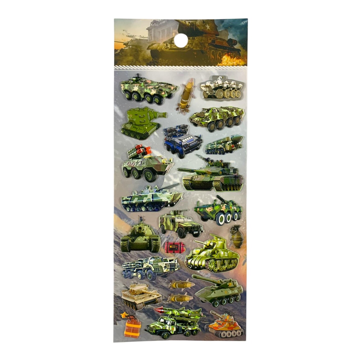 A&T Embossed Stickers Fighter Tanks #2 || ستيكرات بارزة اي اند تي طائرات دبابات #2