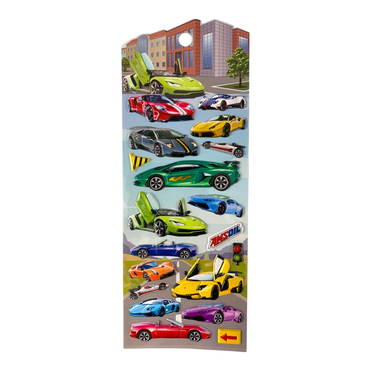 A&T Embossed Stickers Vehicles #7 || ستيكرات بارزة اي اند تي سيارات #7