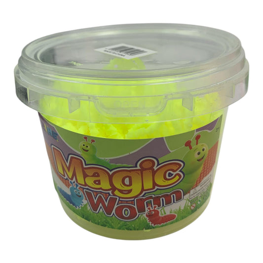 Magic Worm Clay 120 g Yellow || طين ماجيك اصابع 120 جرام فسفوري