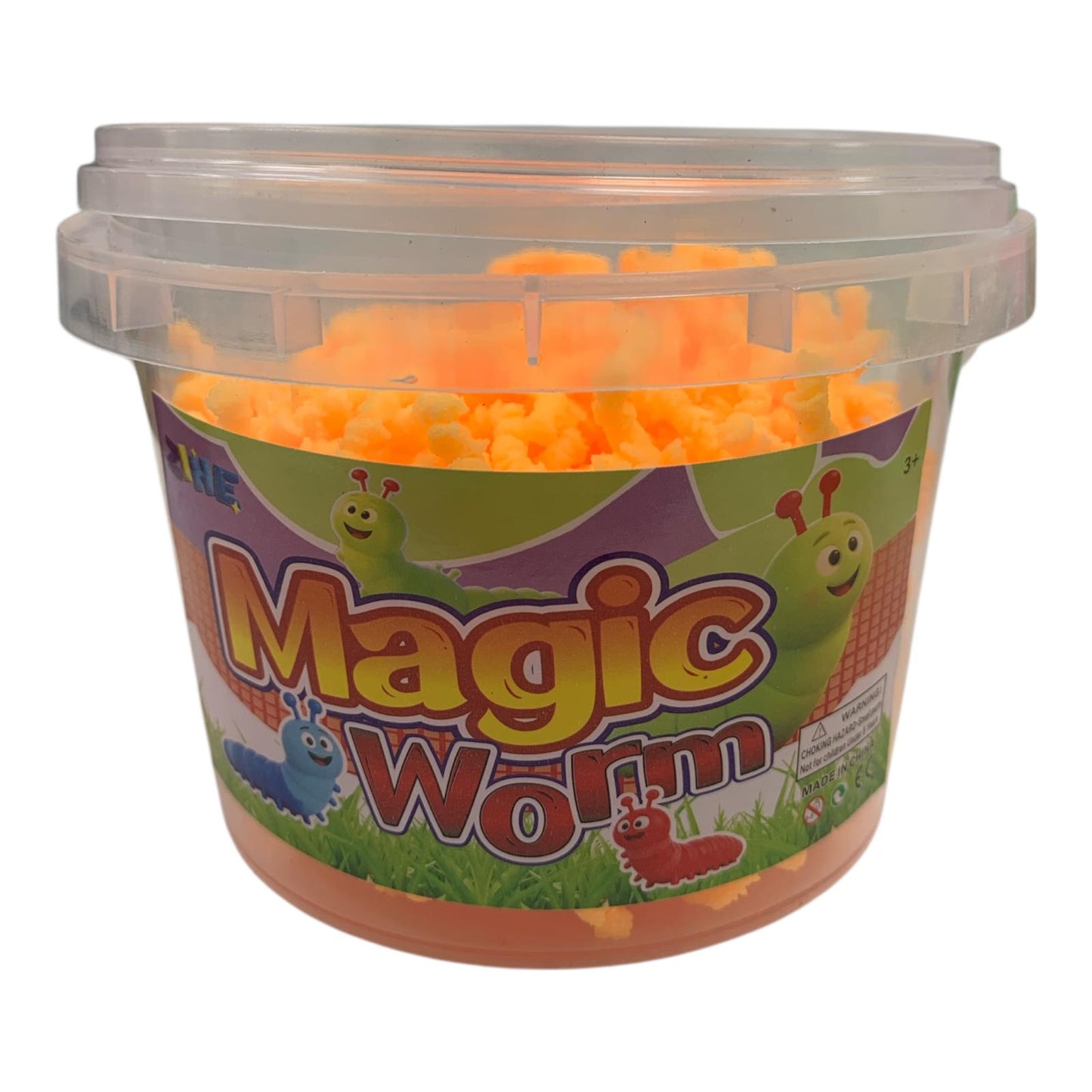 Magic Worm Clay 120 g Orange|| طين ماجيك اصابع 120 جرام برتقالي