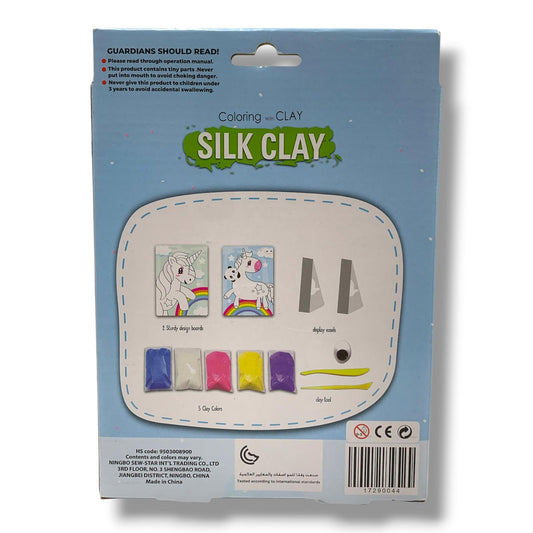 Mogtoy Coloring Silk Clay Set || العاب موج توي طين صلصال شكل يونيكورن