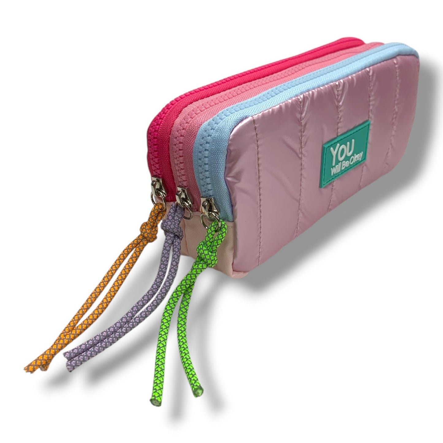 A&T Large Pencil Pouch 3 Zipper #2 || مقلمة كبيرة عدد 3 سحاب #2