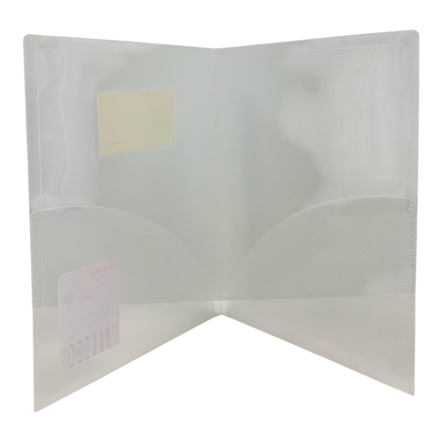 Two Pocket Clear Twin File || فايل شفاف جيبين