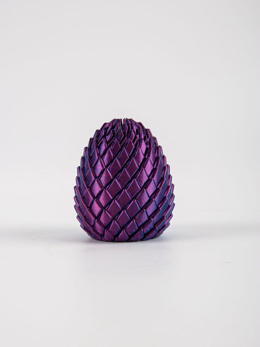 Dragon Egg 3D Printed Woow Crafts Fidget Toy Stress Relief Focus Meditation Enhancer Silky Green || لعبة الراحة النفسية بيضة التنين لتخفيف التوتر و تعزيز التركيز و التامل من واو كرافتس لون اخضر