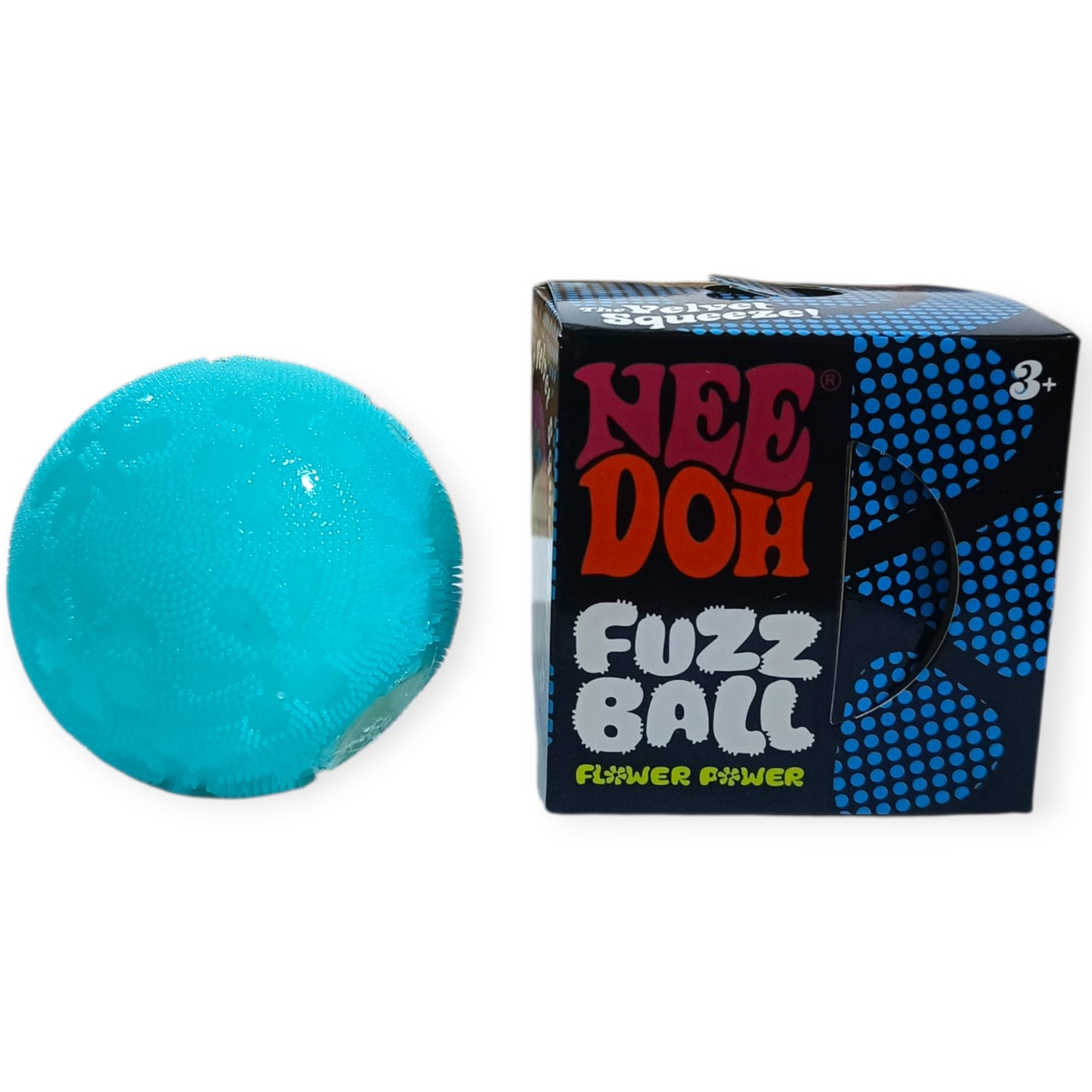 Needoh Fuzz Ball Flower Power Blue || نيدو الكره فاز بول ازرق