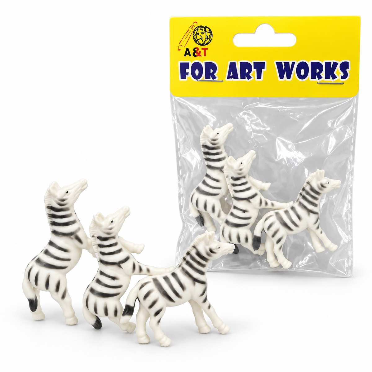 A&T zebra figures set 3 pieces
