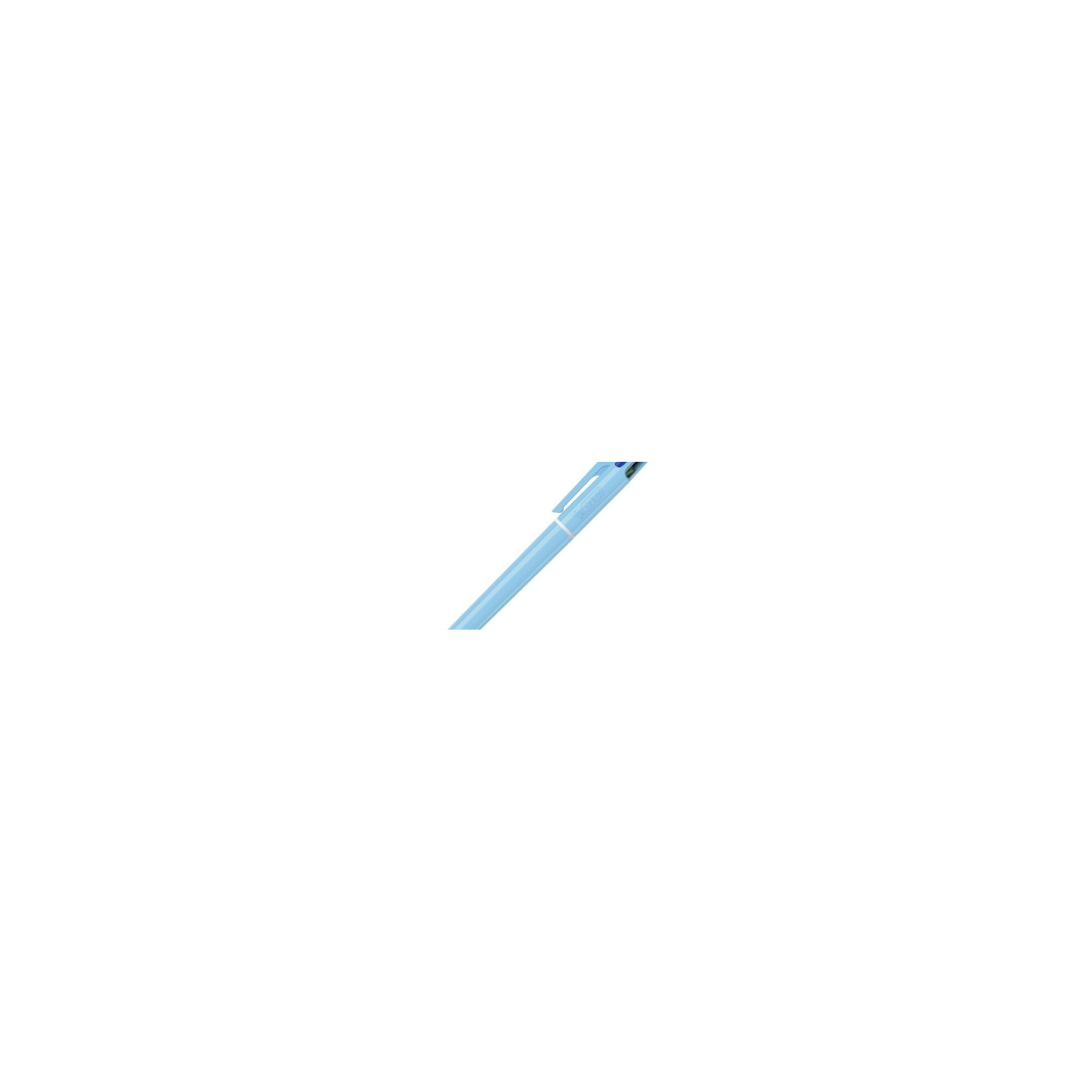 BIC 4 Colours Pastel Light Blue Pen || قلم بيك 4 ألوان باستيل أزرق فاتح | 3086123739703