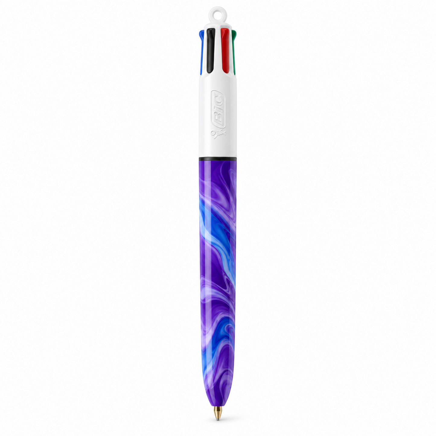 BIC 4 Colours Hydro Purple Pen || قلم بيك 4 ألوان هيدرو موف | 3086123774087