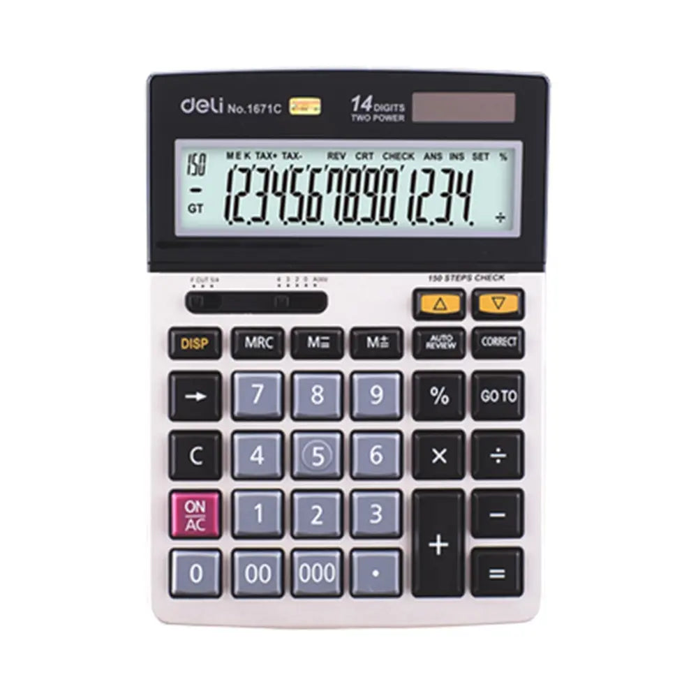 Deli Calculator E1671C || الة حاسبة ديلي ١٤ رقم