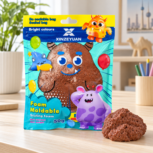 XINZEYUAN Foam Modelling Compound 50 g - Brown || مادة فوم XINZEYUAN للتشكيل 50 جم - بني