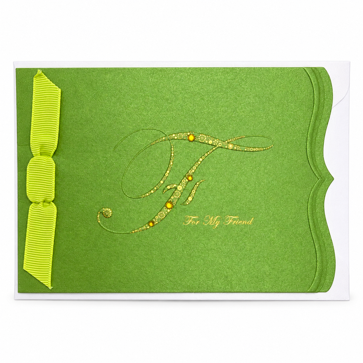 For My Friend Greeting Card - Green || بطاقة للصديق - أخضر