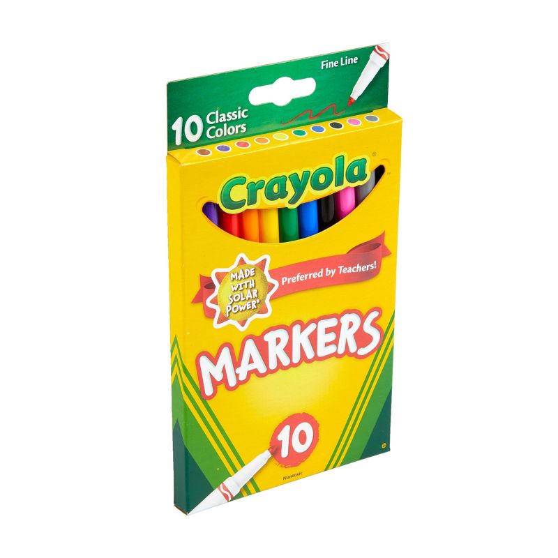 Crayola Markers 10 Colors || الوان شينية كرايولا ١٠ لون