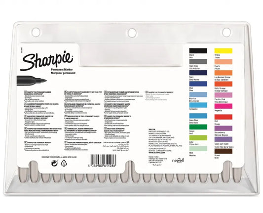 Sharpie 20 Color Marker Set || مجموعة الوان ماركرز شاربي 20 لون