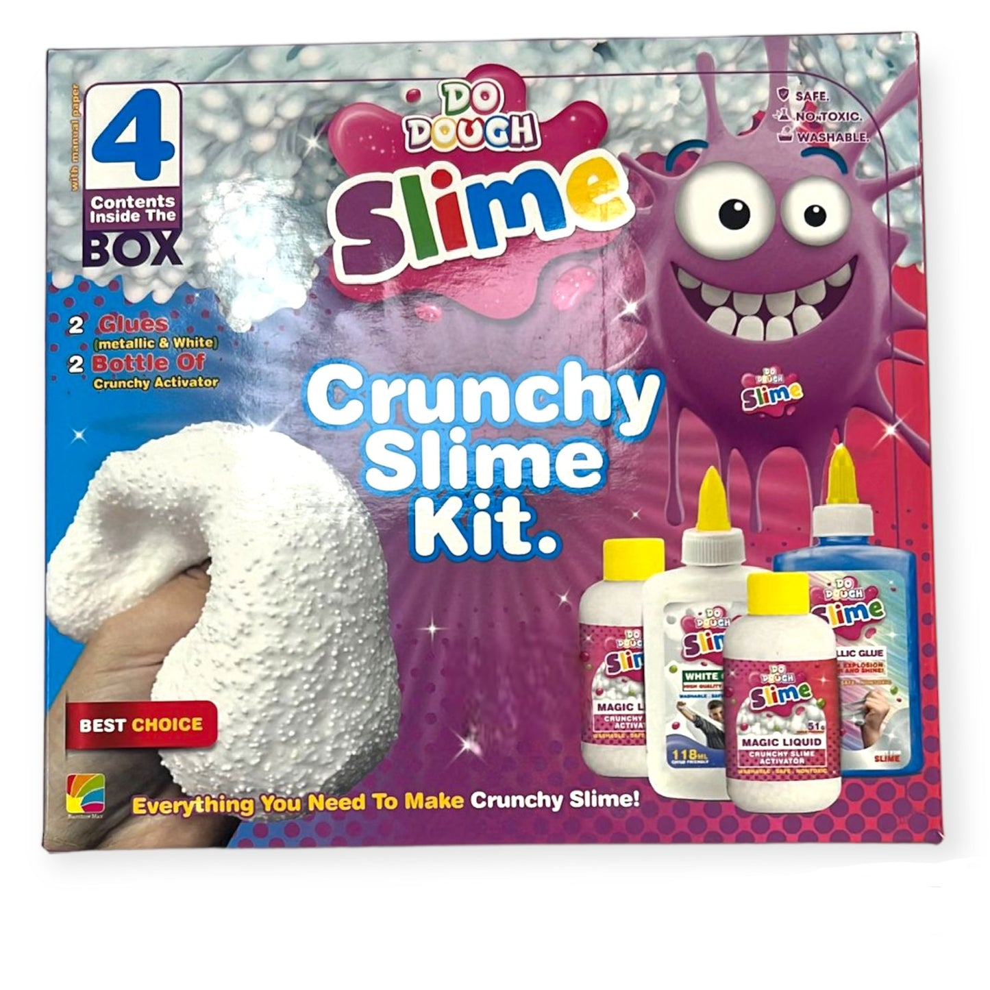 Do Dough Chunky Slime Kit 4 Pcs || مجموعة سلايم كرنشي ٤ قطع دو دوه