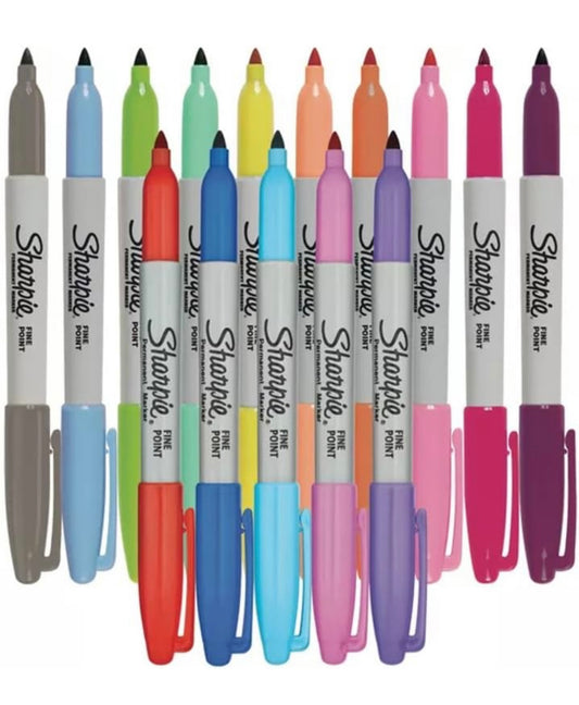 Sharpie 80’s Glam Markers Limited Edition Set 24 Colors || مجموعة الوان شاربي ماركرز 24 لون ثيم المانينيات