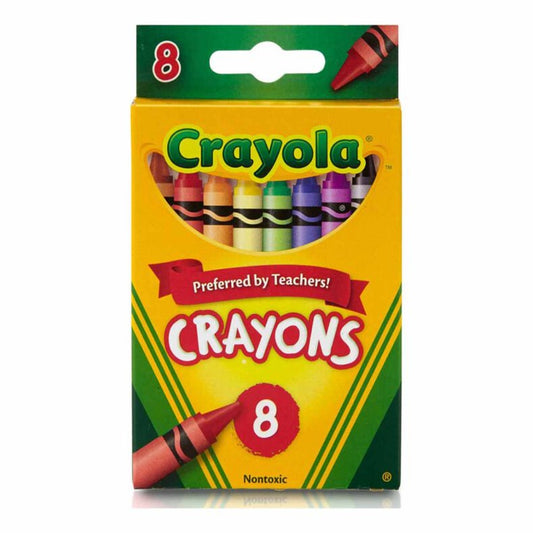Crayola Crayons 8 Colors || الوان شمعية كرايولا 8 لون
