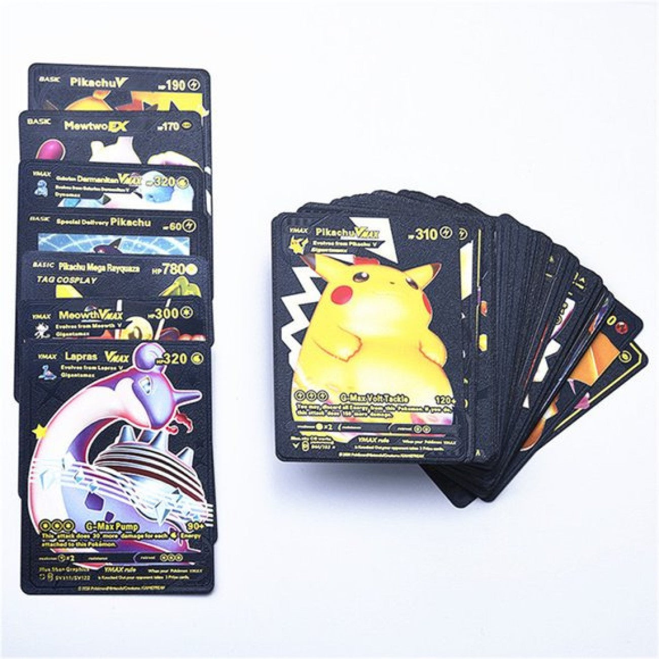 Pokemon Cards Black Foil || لعبة كروت بوكيمون علبة لون اسود