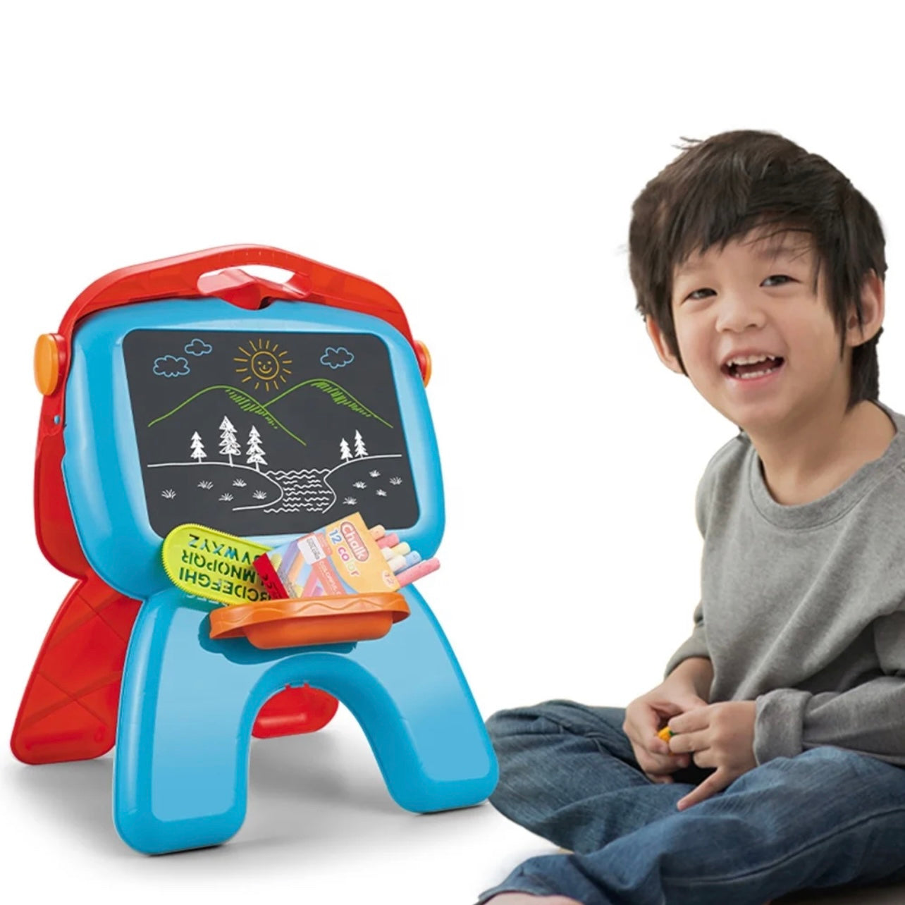 Two Faced Board w/ Stand Boys || ستاند صبوره وجهين اطفال ولادي