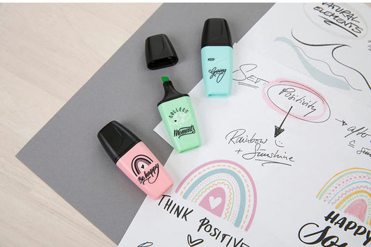 Stabilo Mini Text Pastel Marker 5 Pack || باكيت الوان باستيل فسفوري ٥ لون