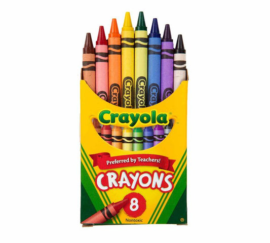 Crayola Crayons 8 Colors || الوان شمعية كرايولا 8 لون