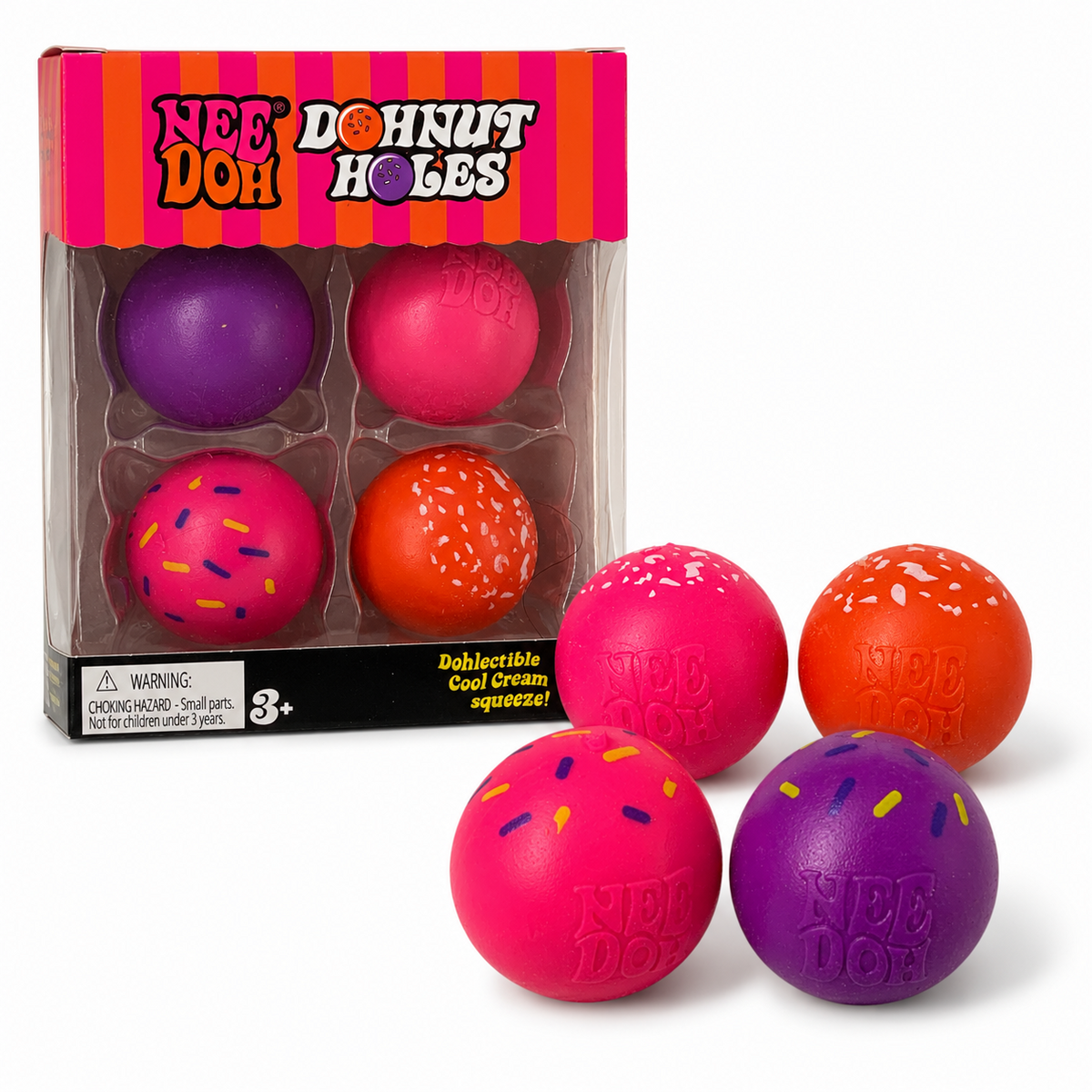 NeeDoh Donut Holes 4-Pack || ني دو دونات هولز 4 قطع