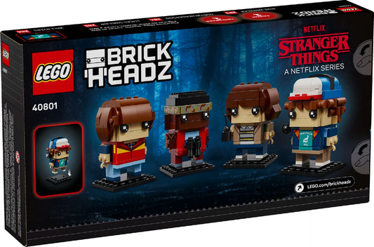 LEGO Brick Heads Stranger Things Mike, Dustin, Lucas and Will Figures || ليغو بريك هيدز سترينجر ثينجز