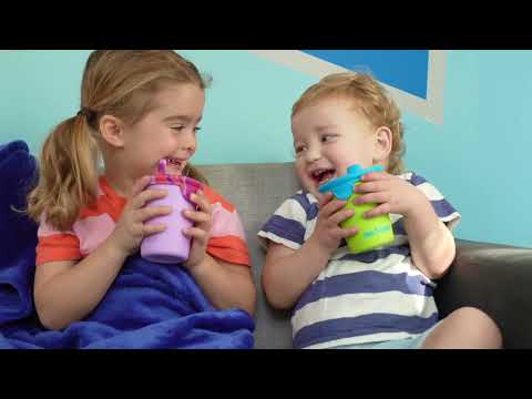 Klean Kanteen Kids Sippy Cup with Straw 295 ml #2 || كوب ماء مع عود مصاص للاطفال 295 #2