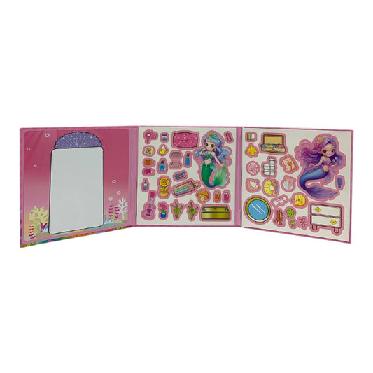 Mermaid DIY Sticker & Scene Book || كتاب ملصقات ومشاهد لصناعة الديكور بنفسك لشخصية حورية البحر