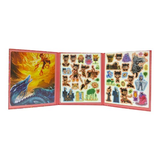 Ne Zha Magnetic Stickers & DIY Scenes || ملصقات ني زها المغناطيسية ومشاهد DIY