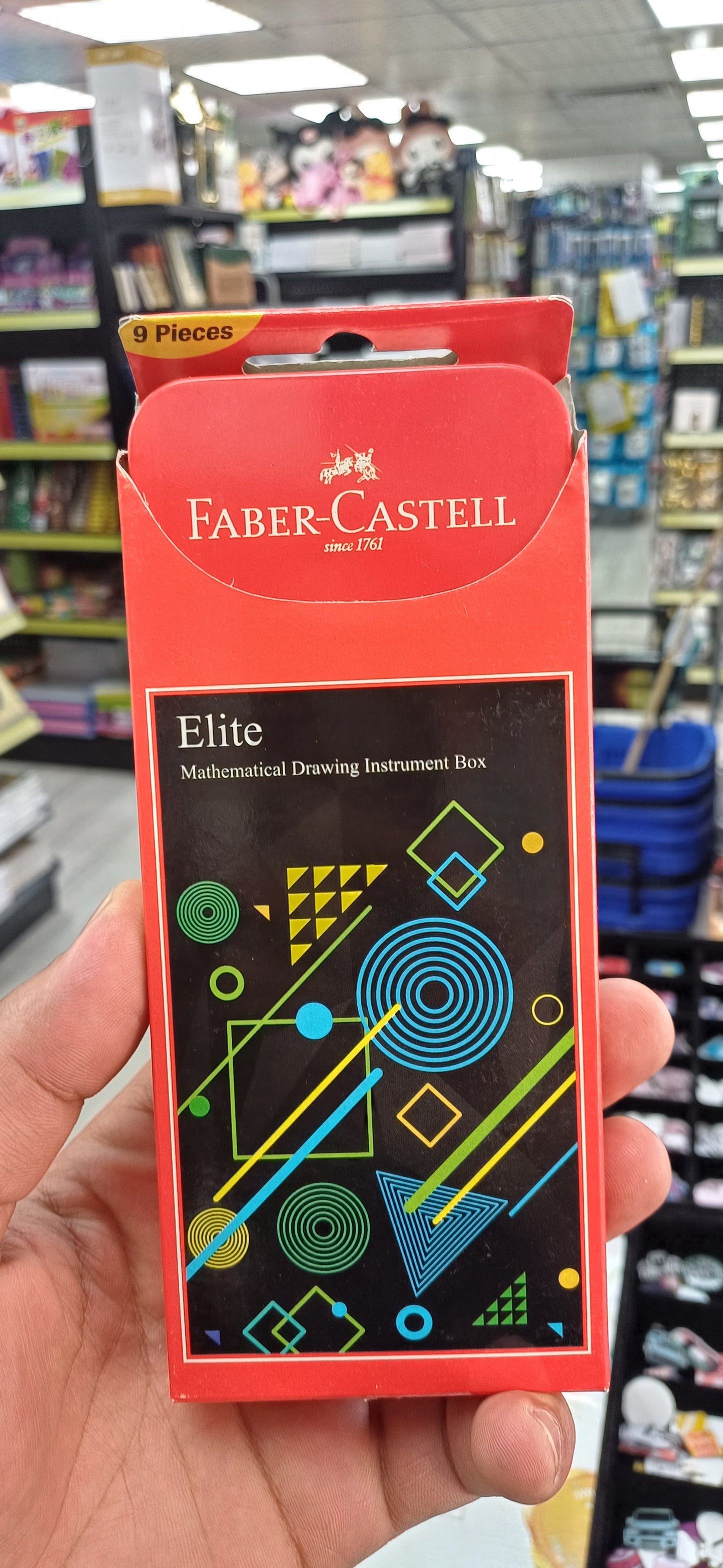 Faber Castell Mathematical Instrument Box Vertex || ادوات هندسيه فيبر كستل علبه حديد