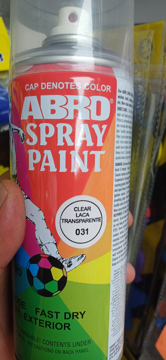 Abro Spray Paint Clear || دهان صبغ رش سبراي ابرو شفاف