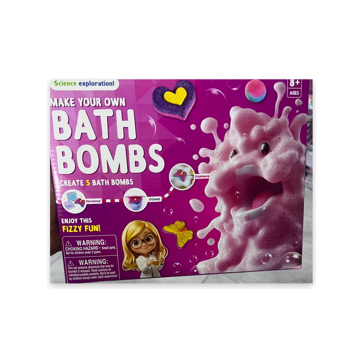 Science Exploration Make Your Own Bath Bombs Kit 708B-3